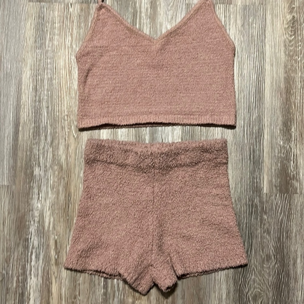 Garage ounge pink set